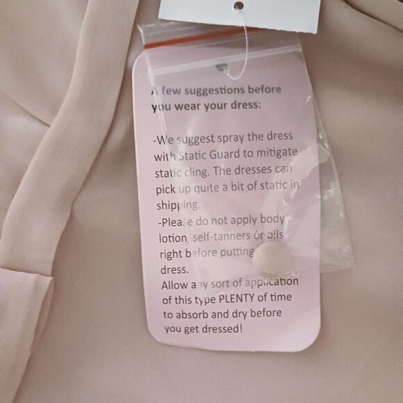 NEW Dessy Collection Strapless Chiffon Maxi Dress in Toasted Sugar, Size 6 - Picture 12 of 15